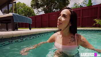 Preview 1 of Xxx Gmg Video - Gaby Ortega Seductress Teen At Pool Side