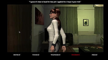 Preview 3 of Mom Teen Scissioring - Let&#039_s Play: Sarah | Office colleague ending