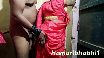 Preview 1 of Cuet Asian Girl - Indian Village wife fucked in hot red saree.