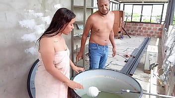 Preview 2 of Tamil Village Wife Sex Vedio - SE DETUVO EL SERVICIO DE AGUA EN MI CASA Y MI CU&Ntilde_ADO CACHONDO ME SOCORRE,  PERO TERMINAMOS FOLLANDO EN LA TERRAZA JUNTO AL TANQUE DEL AGUA-1 parte-