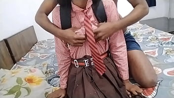 Preview 1 of Saudi Arabia Six Video - Indian hot school girl first time sex after class