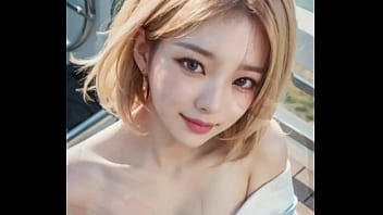 Preview 2 of Oil Es - (3D ANIMATED AI-GENERATED MODELS) yukata on naked body (with pussy masturbation ASMR sound!)