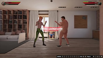Preview 1 of Hannah Davis Desnuda - Ethan vs. Judith (Naked Fighter 3D)