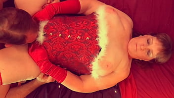 Preview 1 of Handjob Bus - Granny Claus&#039_ Christmas lick and stick 12152019-C4