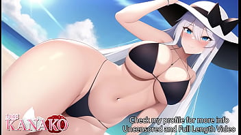 Preview 3 of Oily Girl Get Sucked - [ASMR Audio &amp_ Video] I get so WET and HORNY on are Beach Date!!!! My outfit gets so slippery it CUMS right OFF!!!! VTUBER Roleplay!!