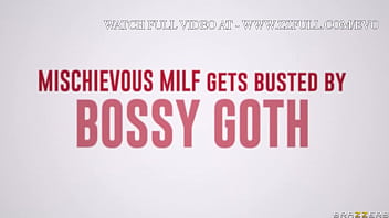 Preview 4 of Magna Loxx - Mischievous MILF Gets Busted by Bossy Goth.Christie Stevens,  Vanessa Vega / Brazzers  / stream full from www.zzfull.com/evo