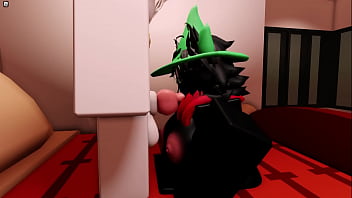 Preview 1 of Nude Yoga Teacher - Ralsei x Asriel :3 (RBLX)