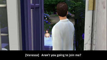 Preview 2 of Sex Mom And Son At Home - The Girl Next Door - Chapter 15: Cum in the Hot Tub With Me (Sims 4)