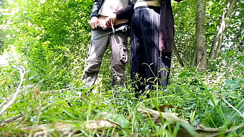 Preview 4 of Colleges Main Der Bf - Stranger teases my nipples while I desperately milk him outdoors