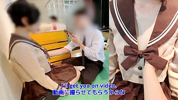 Preview 4 of M Pornhub Com - 【ノーブラ制服】調教がエスカレートしハメ撮りへ｜呼び出された生徒｜教師の特別授業〜中出し