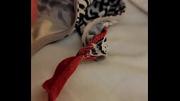 Preview 4 of America Mastubersi - Tasting her nasty smelly ovulation thong