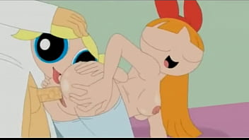 Preview 3 of New Hot Xxx Vidho - Powerpuff Girls Blossom and Bubbles Threesome with Professor!!!