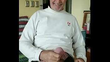 Preview 2 of 100 Old Oman - Another cold winter morning,  but Pervy PapiFachero must keep the boner warmed up! #Sweatpants #BallStretching #ballsqueez ...