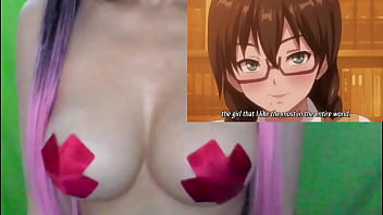 Preview 1 of Bog Boobs Pakistan - Le gusta ver a su novia cojer con Se&ntilde_ores - Hentai Kanojo Wa Dare To Demo