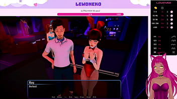 Preview 4 of Bella Klein Piss - VTuber LewdNeko Plays Harem Hotel Part 2