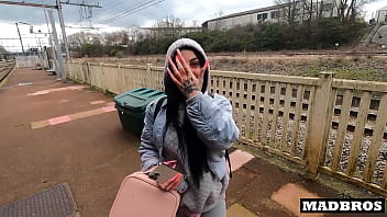 Preview 2 of Two Sir Sex Class Teacher - I fuck my chilean friend&#039_s good ass in a public train and at her place after seeing each other again