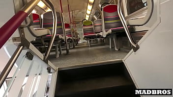 Preview 3 of Two Sir Sex Class Teacher - I fuck my chilean friend&#039_s good ass in a public train and at her place after seeing each other again