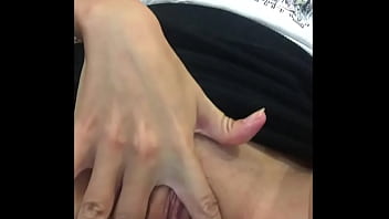 Preview 2 of New Sexy Video 16 18 Years - Pink-haired Babe Masturbate Pussy Dildo and Orgasm