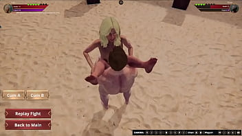 Preview 4 of Oldje Man Sex Fucking - Ethan vs. Faye (Naked Fighter 3D)
