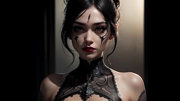 Preview 2 of Gmb Id Babe Hd Porn - Goth Girls Like to Show Boobs Sex Compilation - AI Porn Arts #6