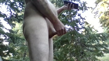 Preview 2 of Nude Whifxxx - Cumming In The Woods 0717