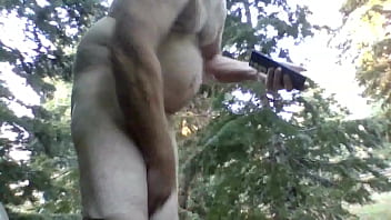 Preview 1 of Nude Whifxxx - Cumming In The Woods 0717