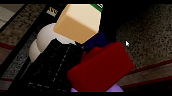 Preview 3 of Big This Big Bothy - 2 FNAF Roblox sluts gets fucked