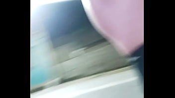 Preview 3 of 80s Rare - Femboy in public showing off his body in the middle of the street
