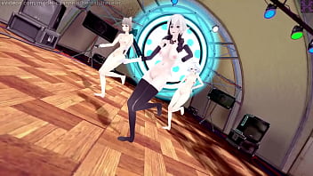 Preview 4 of Ema Lo - Genshin impact: [MMD] Chung Ha - Gotta go (Lynette,  Furina,  Arlecchino)
