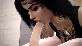 Preview 2 of Laid Well - Sims 4 blowjob animation