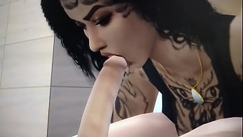 Preview 3 of Laid Well - Sims 4 blowjob animation