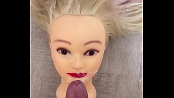 Preview 4 of Master And Student Sex Videos - Cum on dolls face