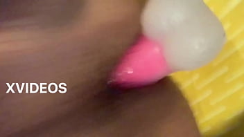 Preview 2 of Tranny Slaps Balls Of Guys Ass - Me encanta