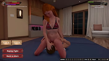 Preview 4 of One Girl Fuck By Many Boys - Ethan vs. Chelci II  (Naked Fighter 3D)