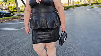 Preview 3 of Carli Banks And Navaehwatch - Stranger found me with my legs open in car,  and fingered my pussy until I piss outdoor in public (thick hijab Muslim Pawg Milf peeing)