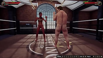 Preview 2 of Sone Leun G - Ethan vs Amanda II (Naked Fighter 3D)