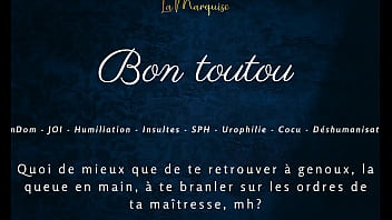 Preview 2 of Angela White Brazzer Com Latest - Bon toutou - French audio porn joi femdom