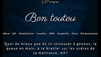 Preview 1 of Angela White Brazzer Com Latest - Bon toutou - French audio porn joi femdom