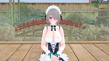 Preview 1 of Father Sex Muvi - Rita Rossweisse | Maid fucking in the hotspring | Honkai Impact 3