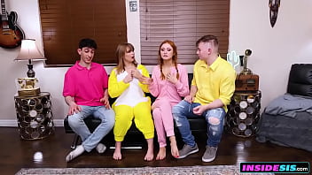 Preview 2 of Arbion Xxx Sexy Videon - Kinky stepbrothers play with some sexy stepsisters but everything gets out of control and they end up fucking hard and firm.