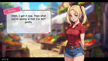 Preview 4 of Film Vandam - Honeysun gameplay part 1 Awesome start with Red Head flight attendant
