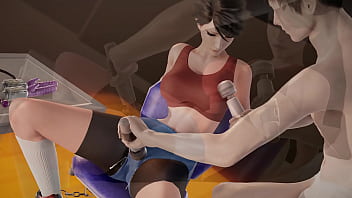 Preview 2 of Hoodie Whores - Special training for sports girls