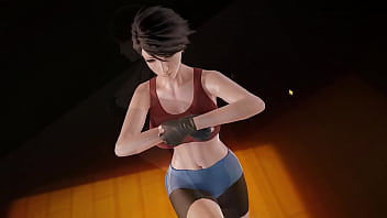Preview 1 of Hoodie Whores - Special training for sports girls