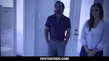 Preview 1 of Reform School Spanking - Teen Getting Fucked by Her New Foster Parents - Fosterteen