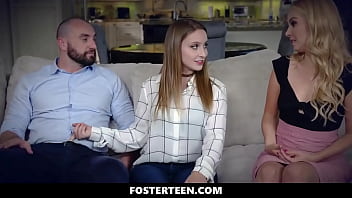Preview 1 of Take Picure - Foster Teen Fucks with Her Parents to Fix Things Between Them - Fosterteen