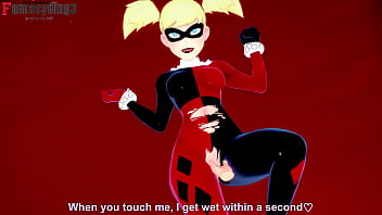 Preview 1 of Boobs Touch For Money - Harley Quinn getting fucked POV