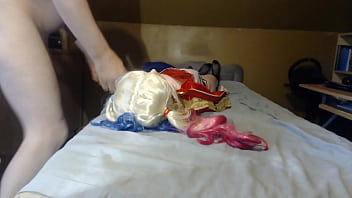 Preview 2 of Kaveri River Nude Bathing Couple - Fucking my Harley Quinn Sex Doll