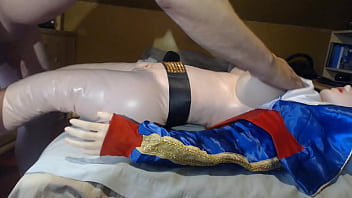 Preview 3 of Kaveri River Nude Bathing Couple - Fucking my Harley Quinn Sex Doll