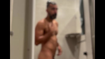 Preview 3 of Mom And His Son After Dinner - Shower Gym Time