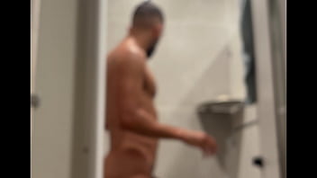 Preview 1 of Mom And His Son After Dinner - Shower Gym Time